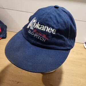 KOKANEE Glacier Beer SLO-PITCH Hat Strapback Baseball Vintage Cap Dad Trucker